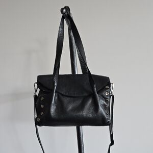 Hammitt Shawn Bag In Black With Gunmetal Hardware